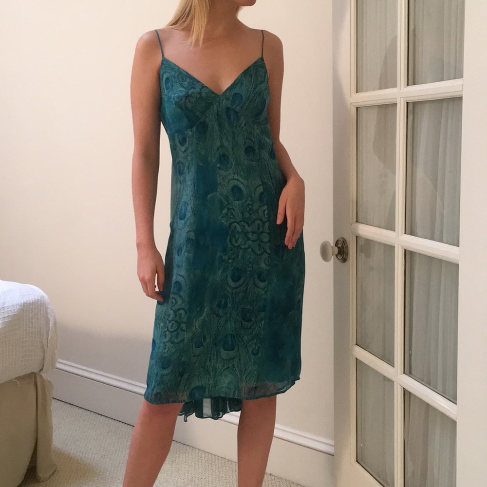 New Tracy Reese Peacock Cocktail Dress - NWOT